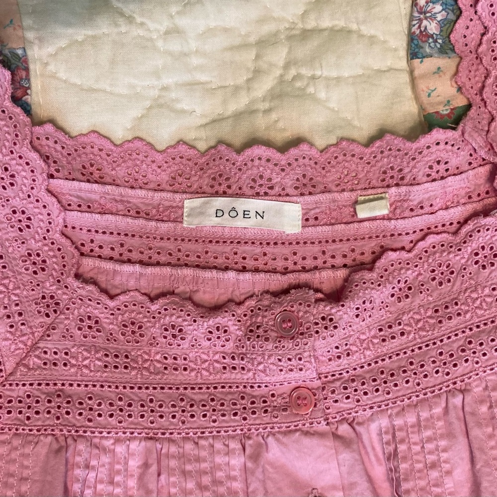 Doen Trieste Top in Rose Bloom